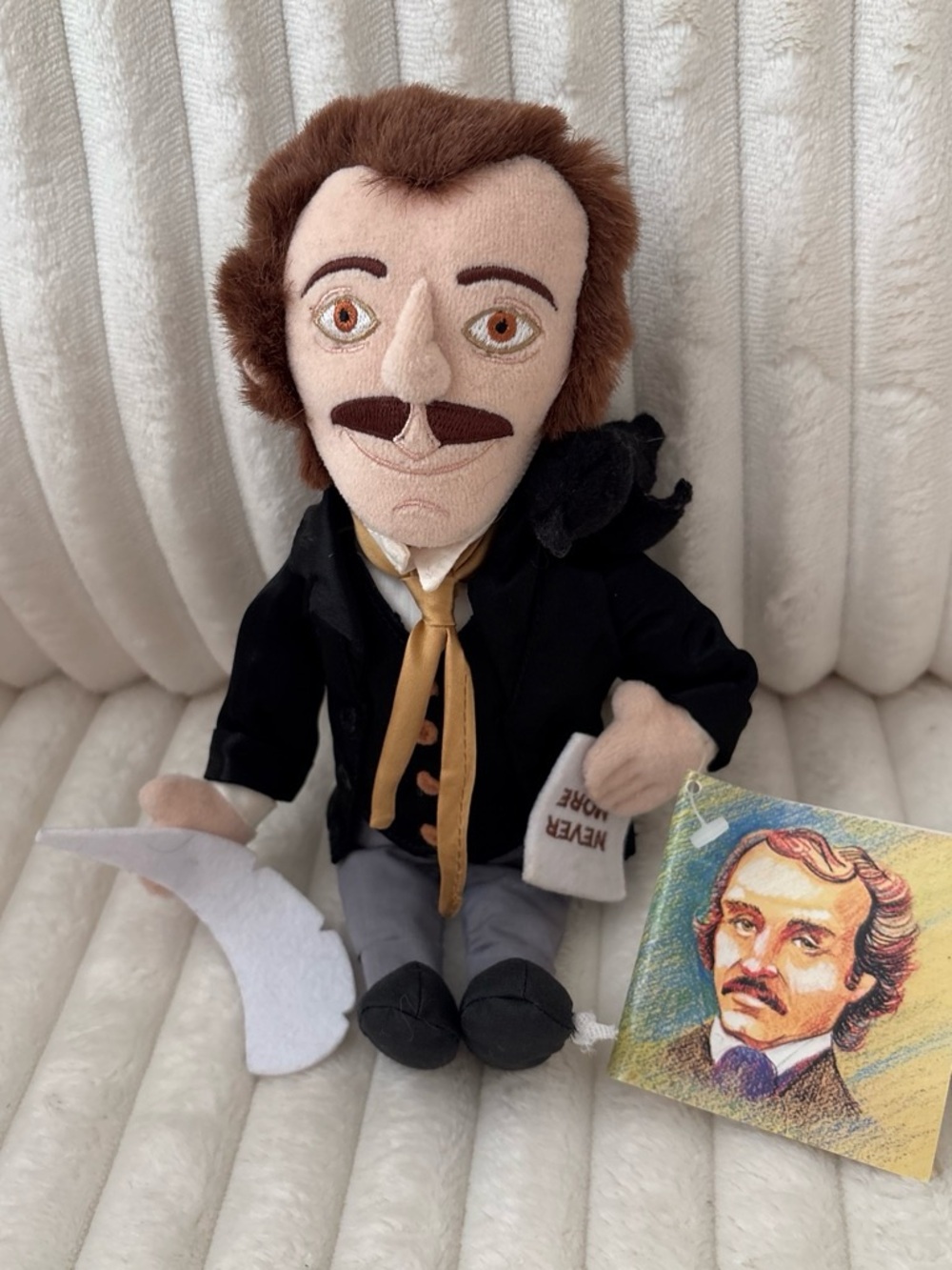 Plush Historical Character Doll - Edgar Allan Poe